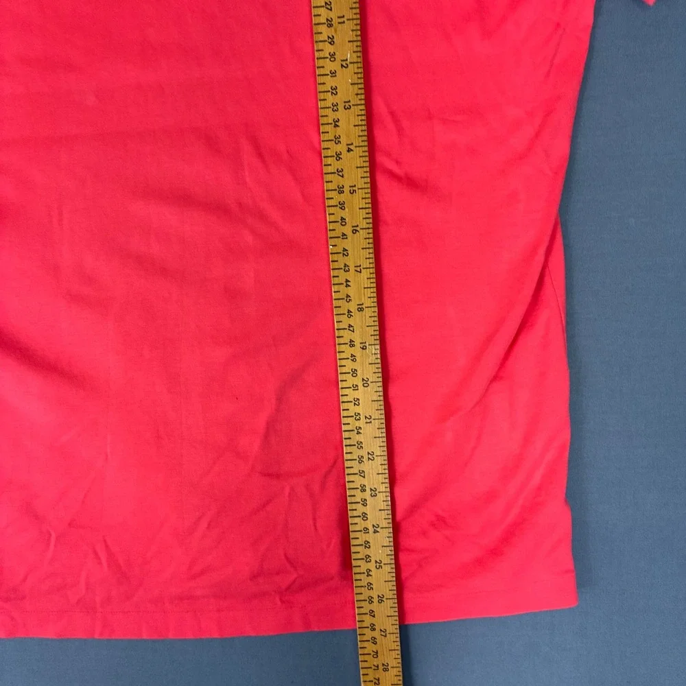 Polo Ralph Lauren Classic Fit Red Shirt Sleeve Polo Shirt Men's Size Large Flesh